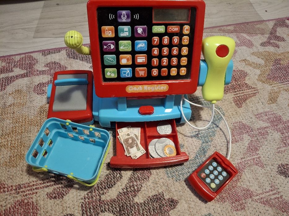 Interaktywna Zabawkowa Kasa Sklepowa dla Dzieci