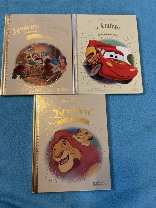 Zlota kolekcja Hachette Krol Lew Auta Krolewna Sniezka