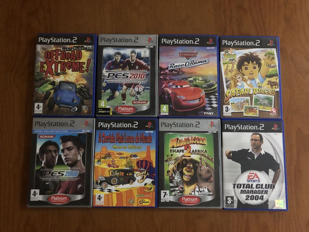 Vendo jogos ps2 em ótimo estado