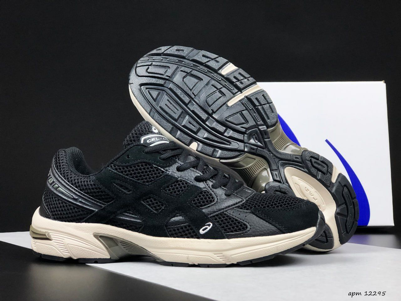 Чоловічі кросівки asics gel-1130 асікс чорні зелені сірі бежеві сині