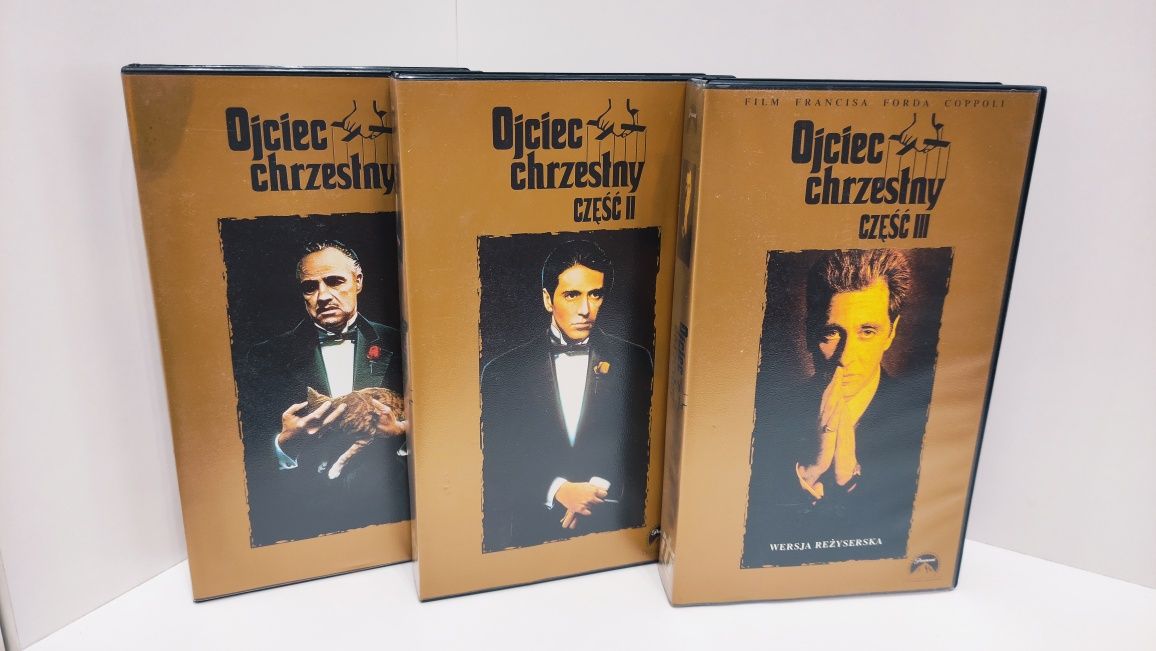 Ojciec Chrzestny Trylogia VHS