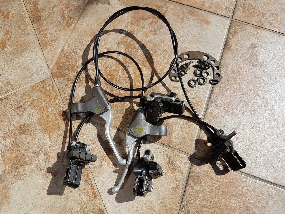 hamulce hydrauliczne MAGURA HS22, retro mtb, komplet