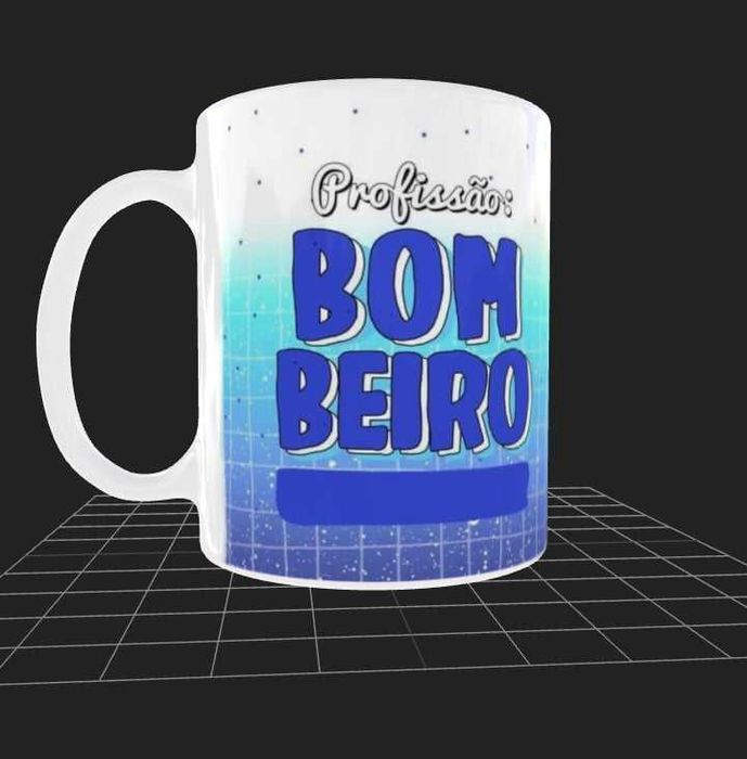 Canecas Estampadas Profissões  do Stitch, dá para Colocar o Nome