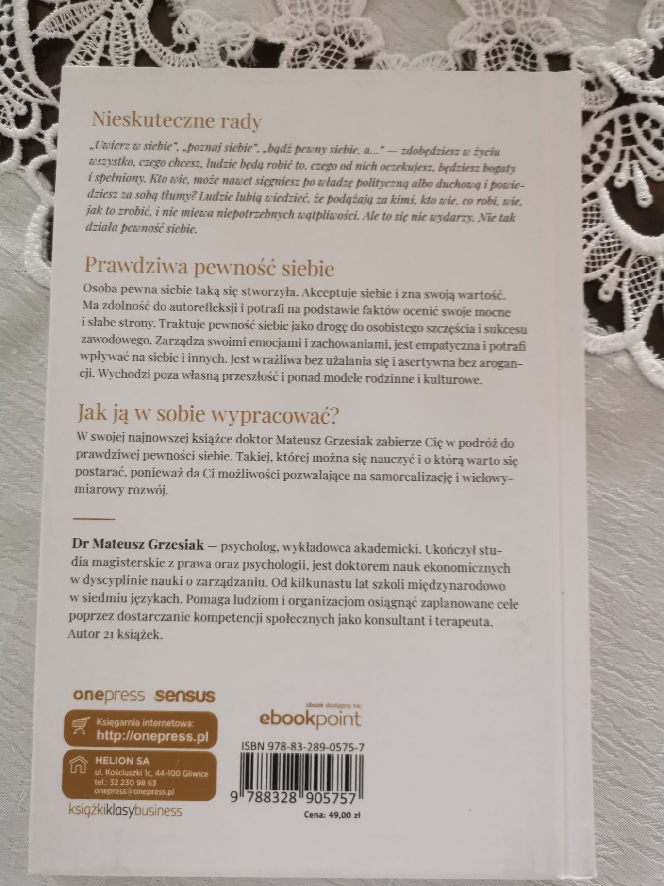 Pewność siebie Mateusz Grzesiak