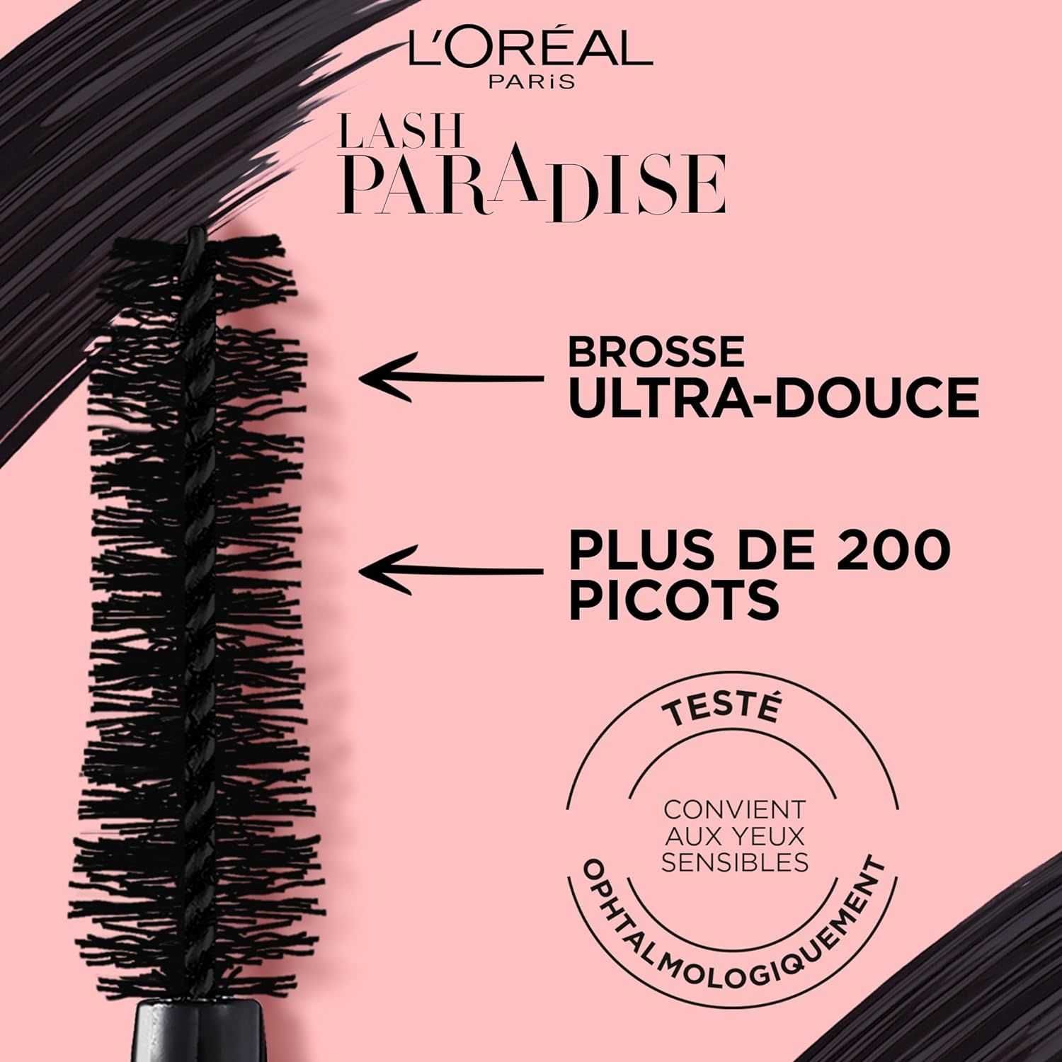 Tusz L'Oréal Paris Lash Paradise Intense Black 02, 6,4 ml