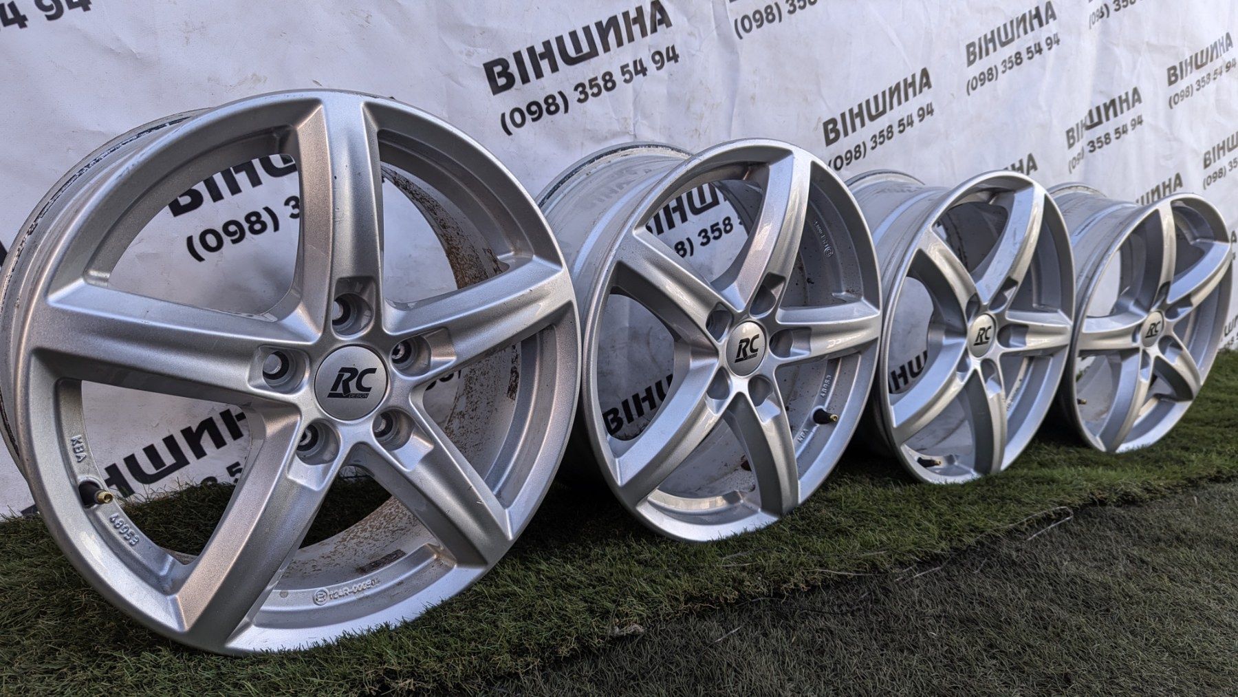 Диски легкосплавні R 16 5/108 ET 50 6.5J. RC Design.