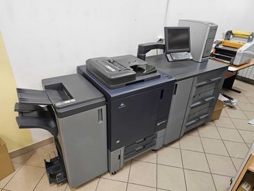 Konica Minolta Bizhub C1060 Press + Duży Bank + Finisher broszurujący