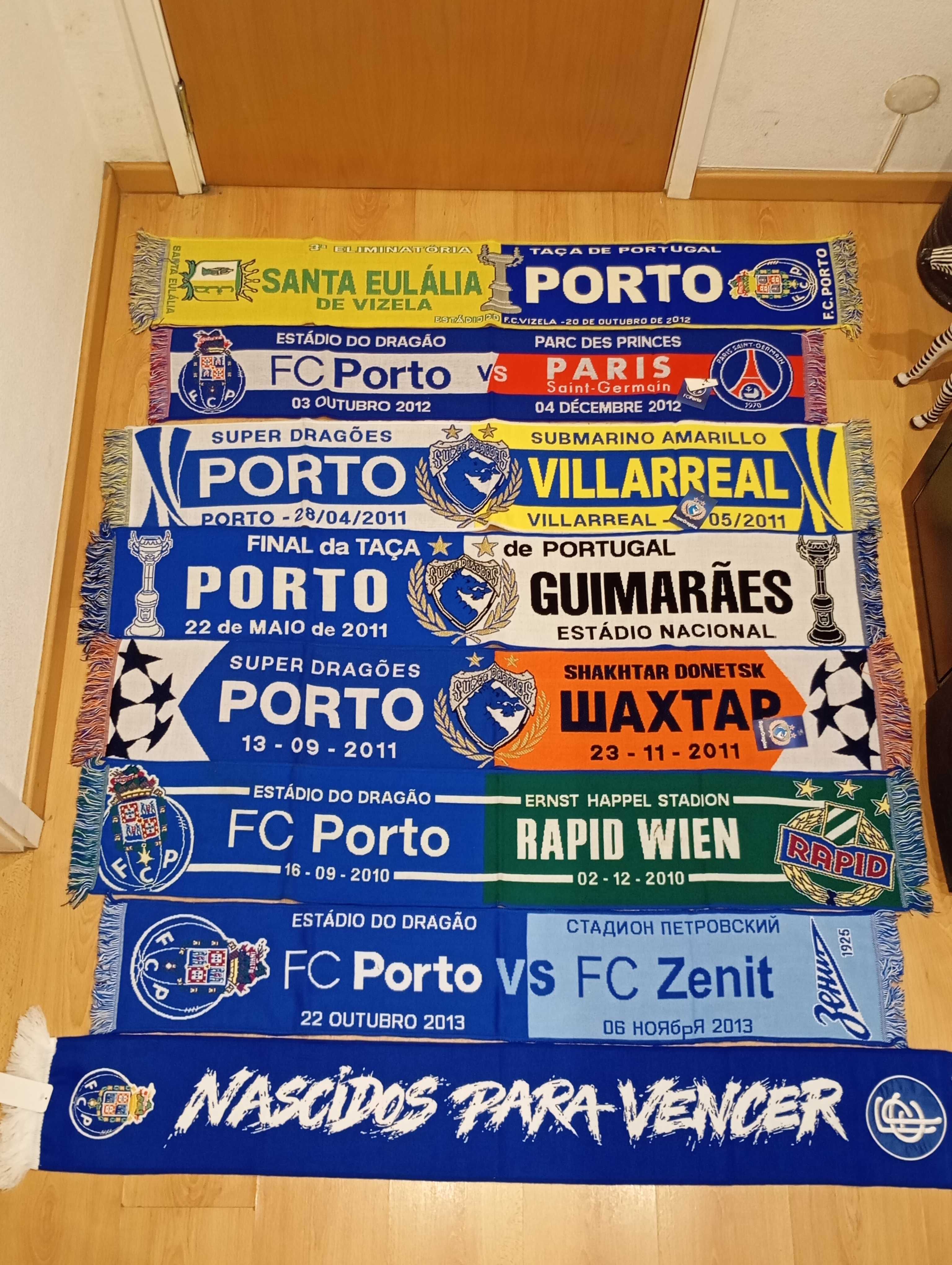 Cachecol de jogo de futebol FC Porto conquistas, artigo de coleção