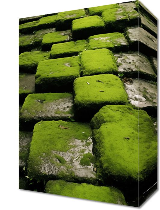 Obraz 20x30cm Zielona Mozaika