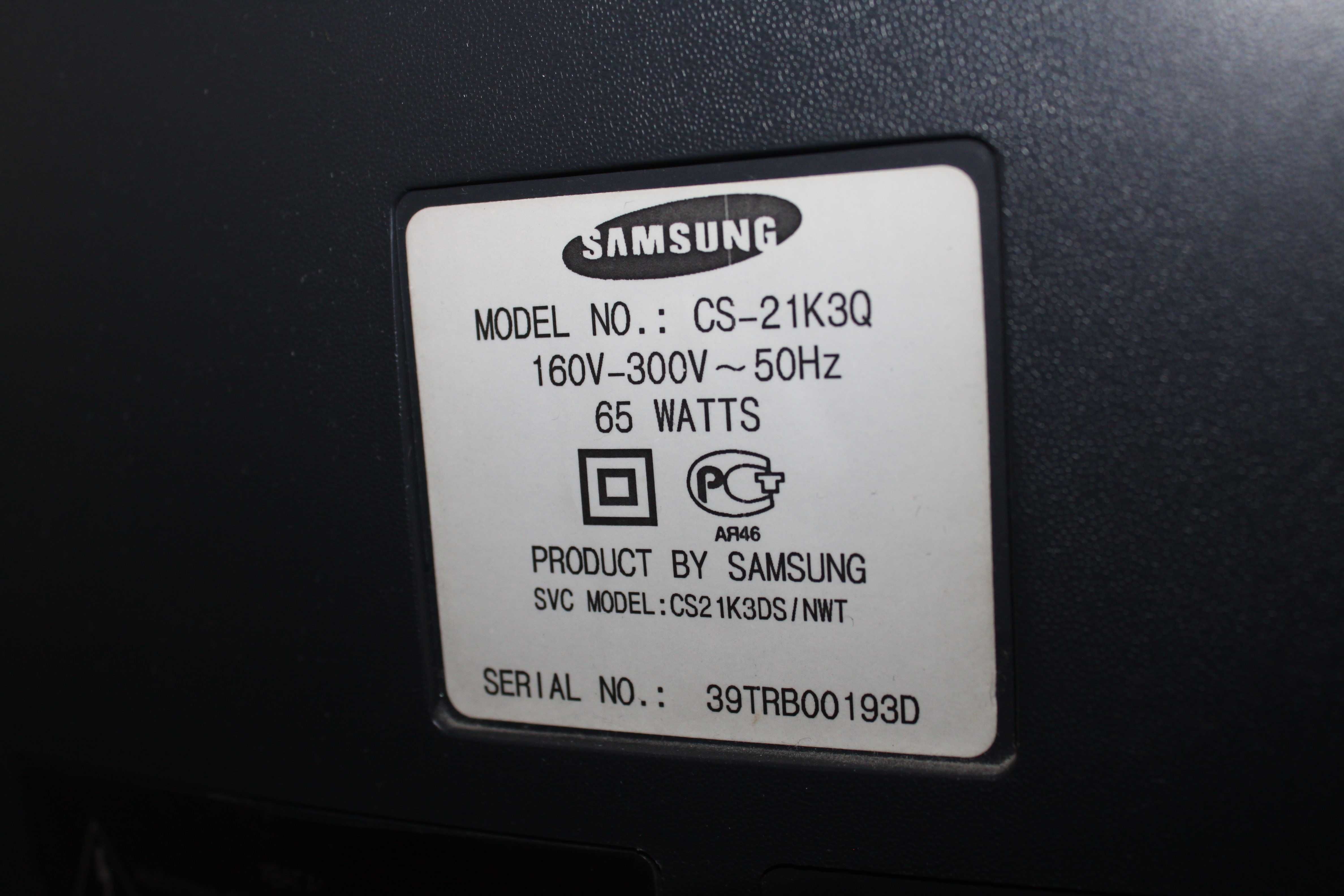 samsung модель cs-21k3q  ( повністю робочій )