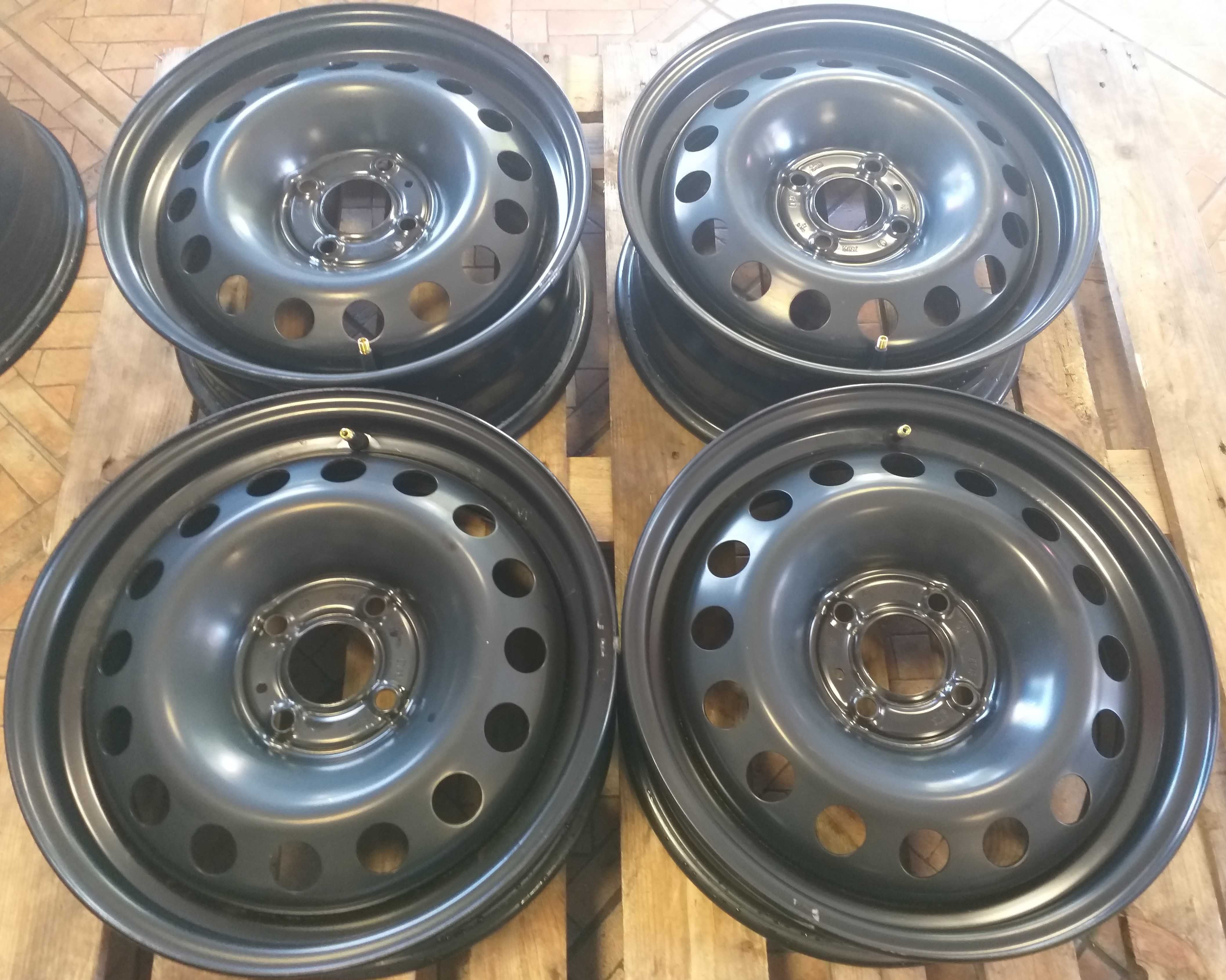 4× Felga stalowa 6.0" x 15" 4x100 ET43 DACIA RENAULT / 481