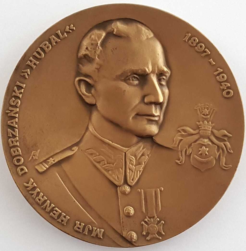 Medal pamiątkowy MJR Henryk Dobrzański "Hubal" 1897 - 1940