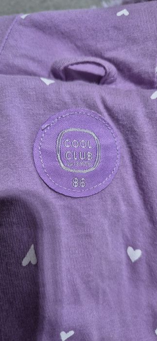 Cool Club kamizelka bezrękawnik futerko fioletowe 86 jak nowe,