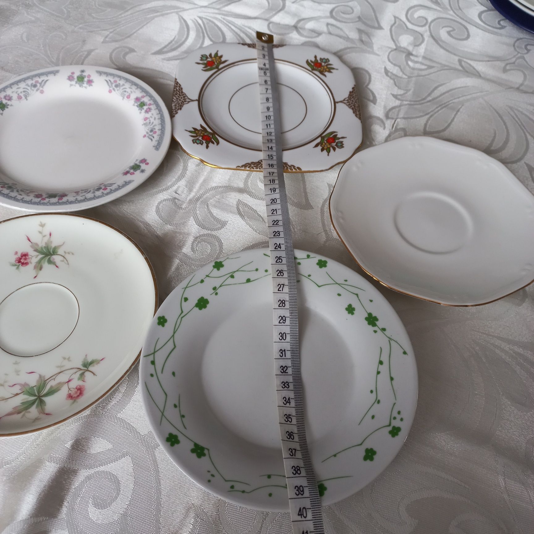 Talerzyki deserowe porcelana weroni wintage