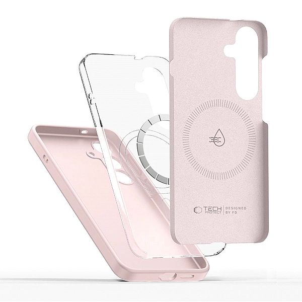 Tech-Protect Liquid Silicone Magsafe Iphone 16E Pink Pearl