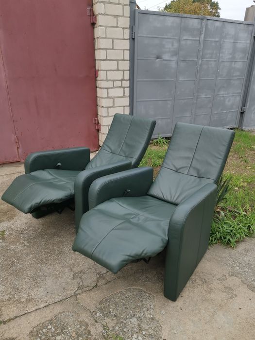 Кожаное кресло реклайнер (релакс) из Европы. Идеальное состояние!!!