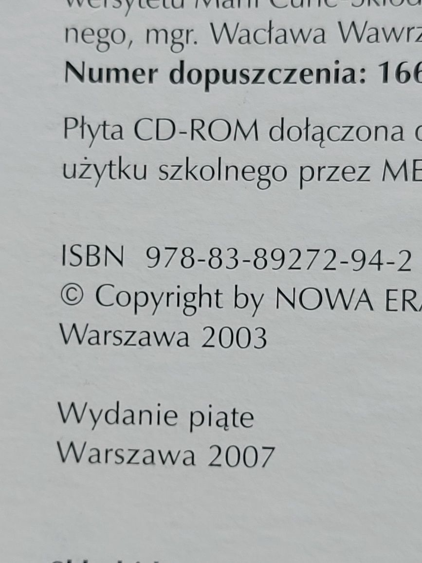 Książka podręcznik Hemia Organiczna 2 z płytą CD 2003/7rok