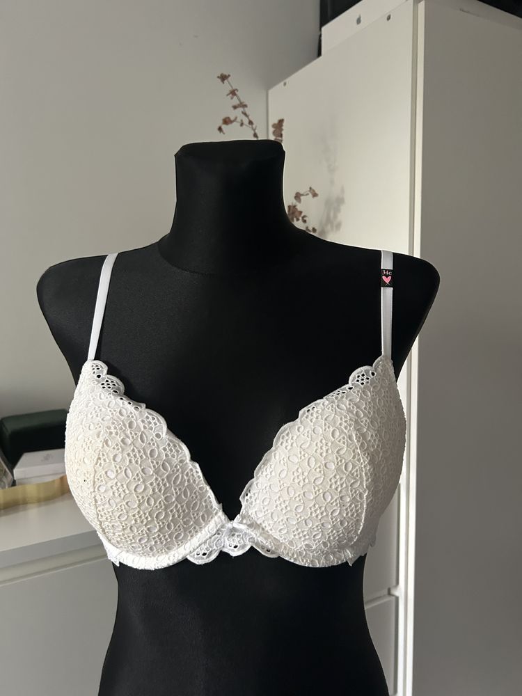 Biustonosz push-up Victoria’s Secret rozmiar 75C (34C)