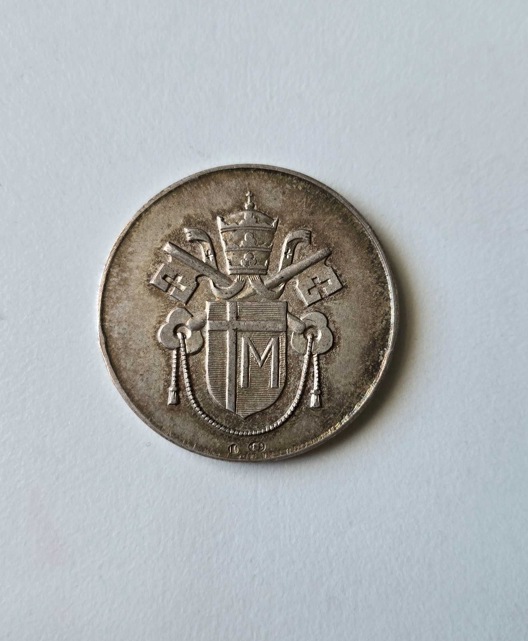 Srebrny numizmat medalion moneta Jan Paweł II srebro