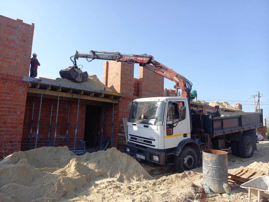 Маніпулятор львів, послуги маніпулятора, недорого,кран, з ковшом