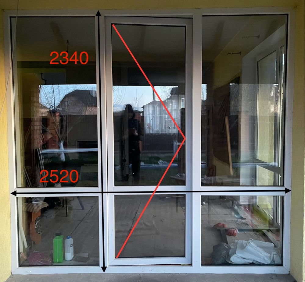 Вікна металопластикові, 3-х камерні