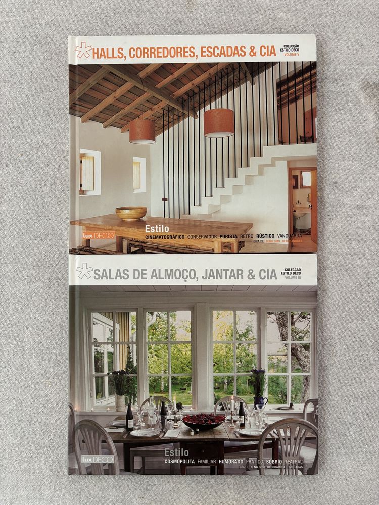 Coleção estilo Deco - 6 volumes - decoraçao