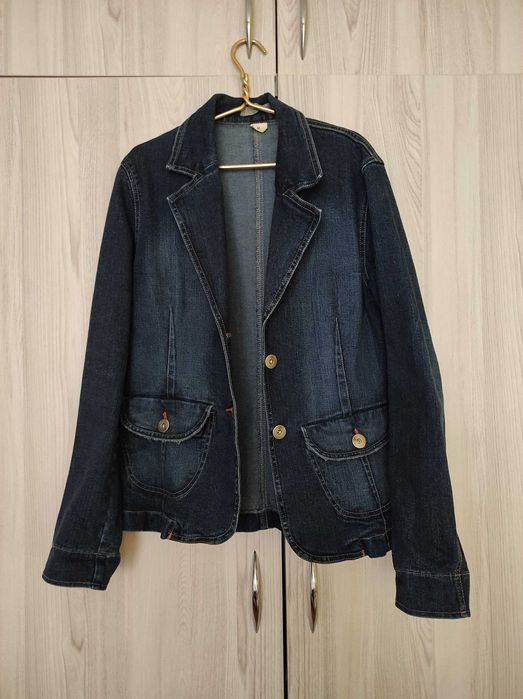 Жакет джинсовий - б/к