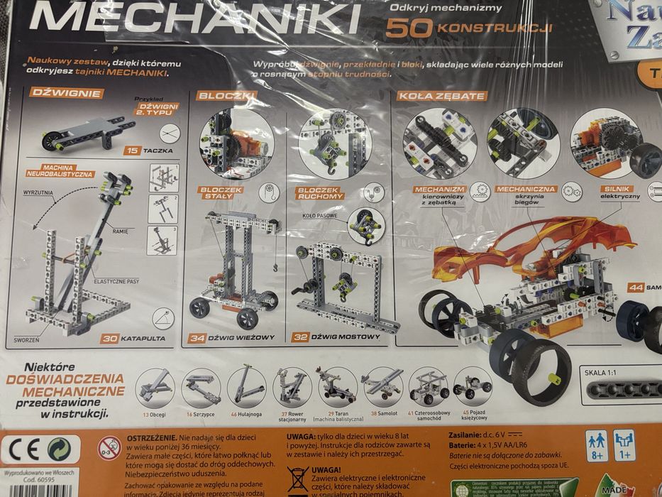 Nowe AUTKO do SKŁADANIA z Silnikiem ELEKTRYCZNYM !!! Clementoni