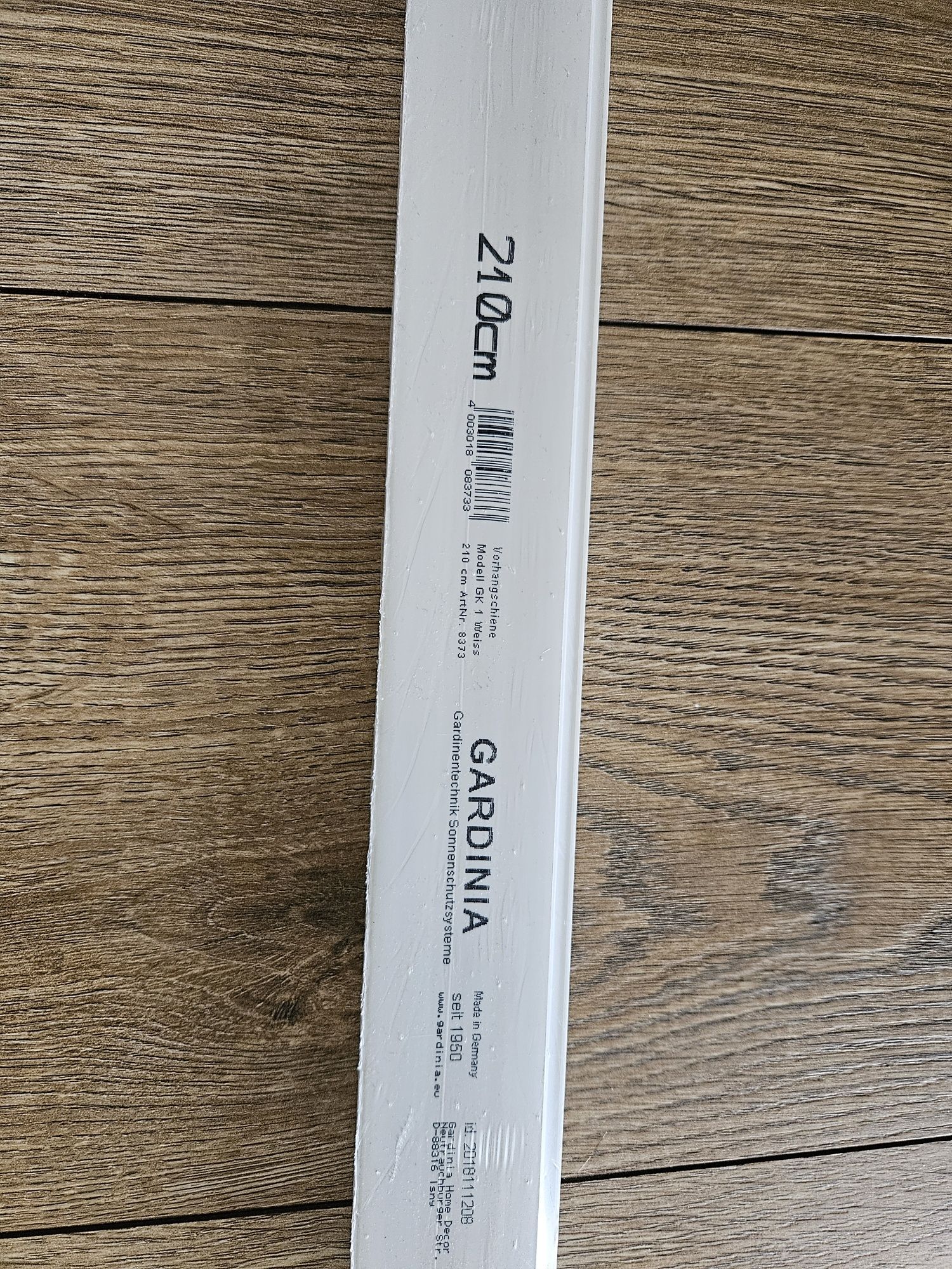 karnisz szynowy gardinia 210 cm ząbki w komplecie