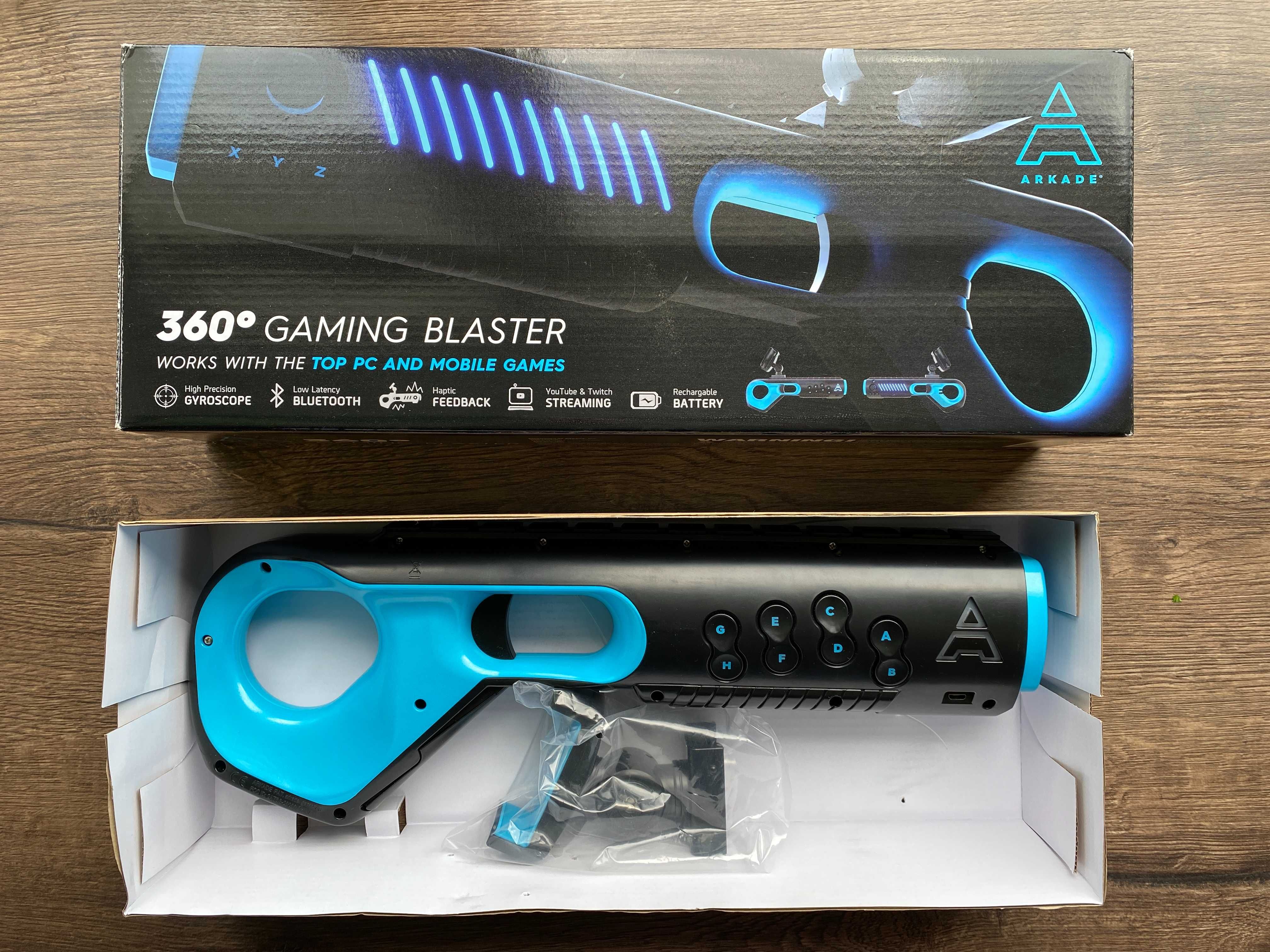 Геймпад пистолет Arkade 360 Gaming Blaster с гироскопом