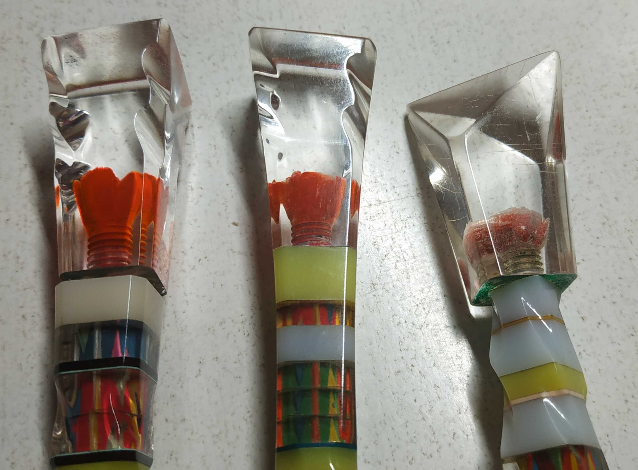 Ручки оргстекло ручной работы