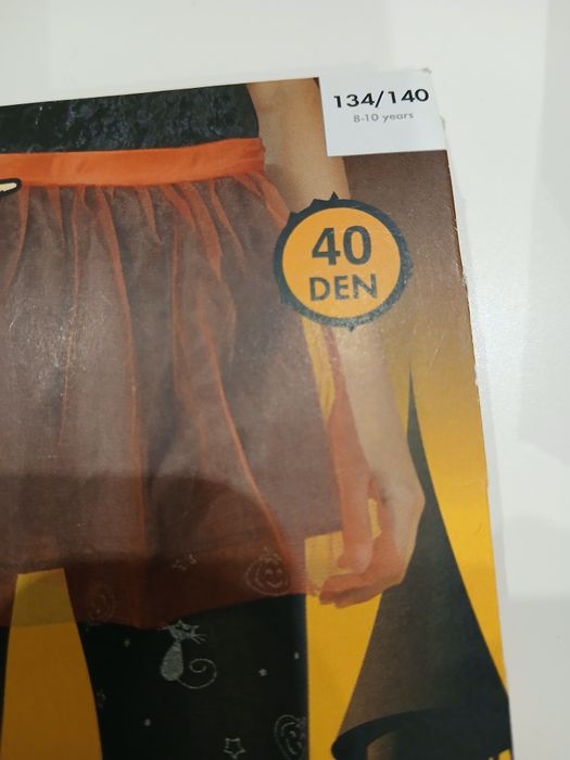 Rajstopy na halloween 13-140cm NOWE