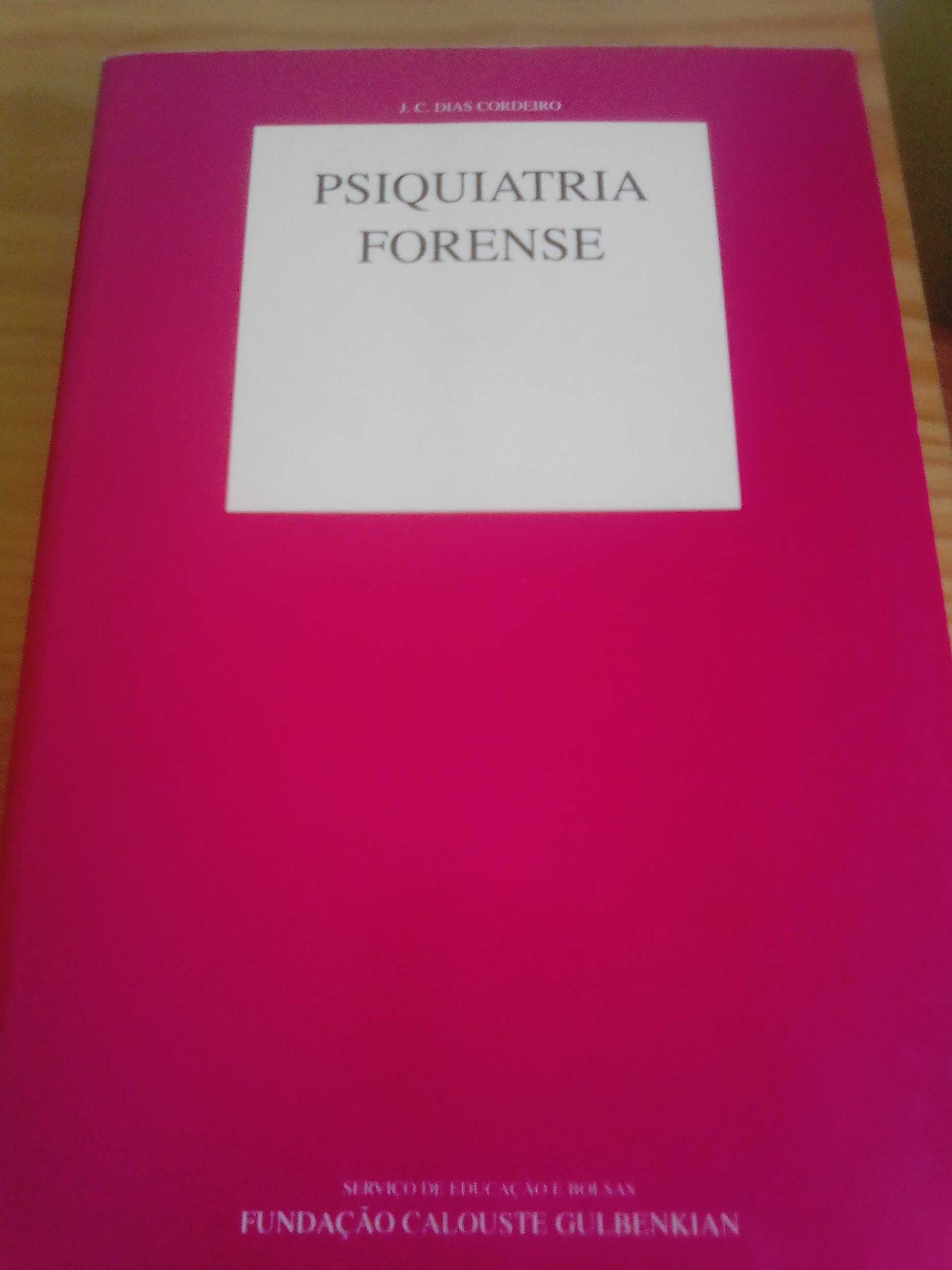 Psiquiatria Forense - J. Dias Cordeiro (livro como novo)