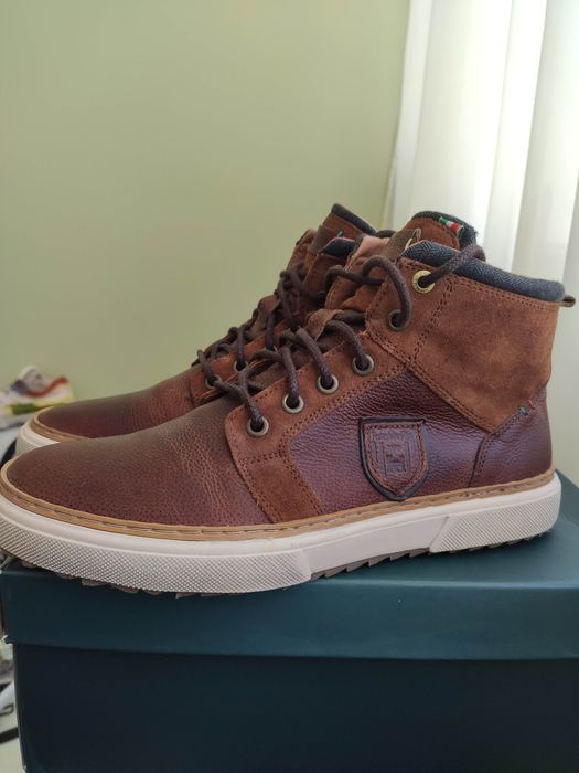 Мужские кожаные ботинки Pantofola D'Oro