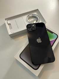 iPhone 14 128GB - Preto - c/ caixa, capa e garantia Apple até Jan/2024