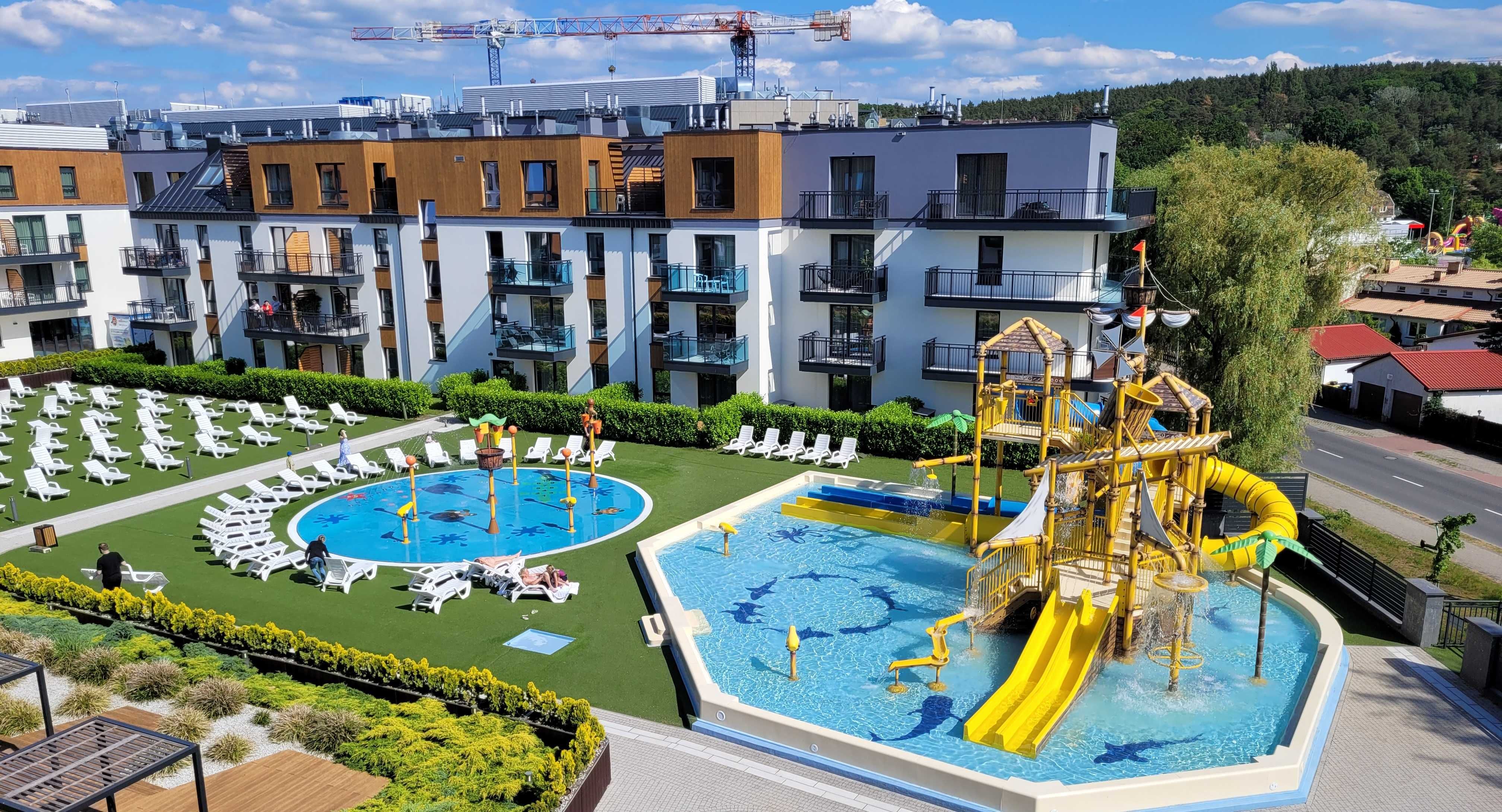 Bel Mare,apartament 2-4 os, parking, basen, spa, kids club.