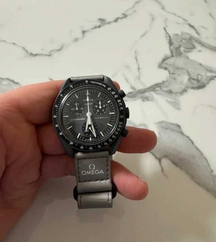Omega x Swatch Mission to Mercury SO33A100 - Biokeramiczny zegarek