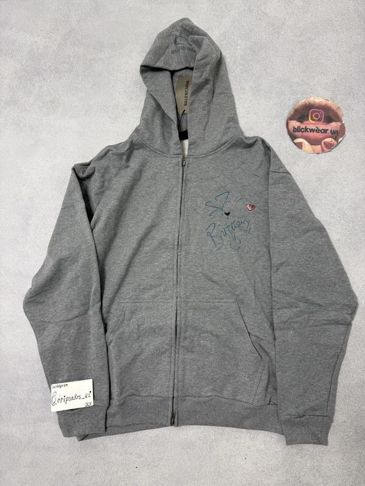зип худи Balenciaga britney grey