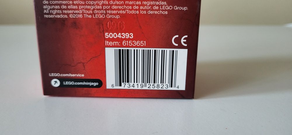 Lego Ninjago Kamienna Zbroja Cole nowy zestaw unikat wycofany