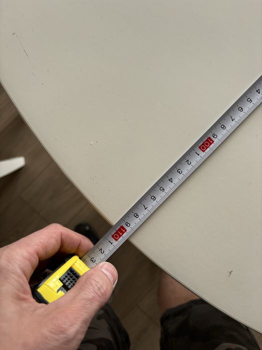 Stół okrągły, owalny rozkładany ikea plus 6 krzeseł