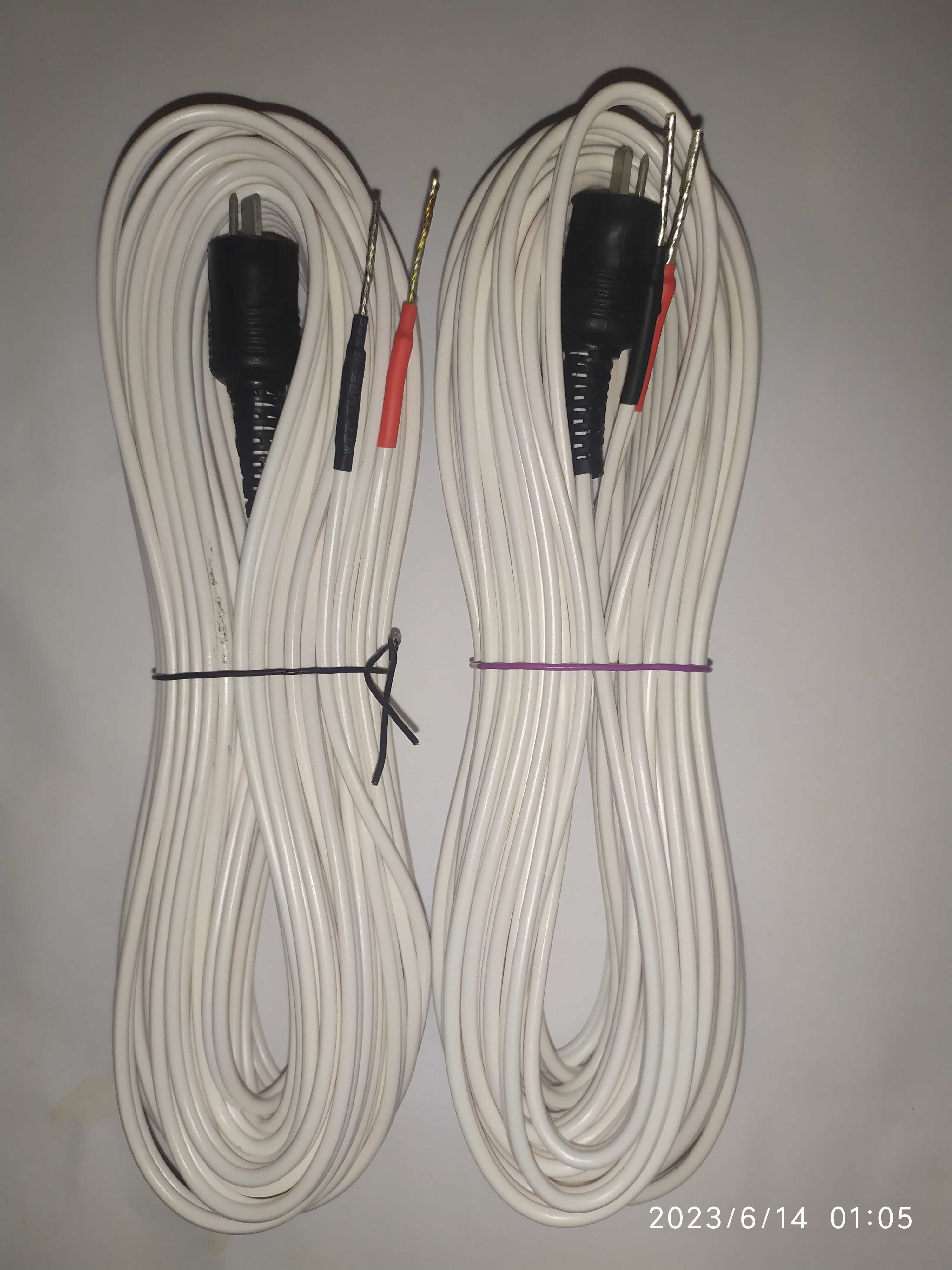 Акустические кабели со штекерами точка -тире DIN41529 ОНЦ-ВН-1-2/16-В