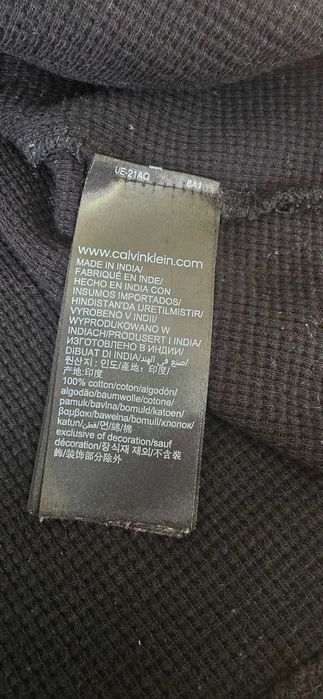Calvin Klein Jeans Sweter Bluza Czarna M Oryginał Logo
