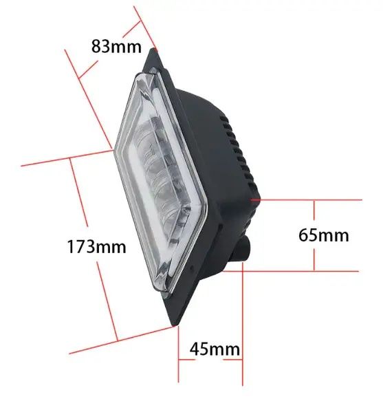 Протитуманні фари Led СТГ ПТФ лінза з ДХО Поворот Білий+Жовтий DRL Led