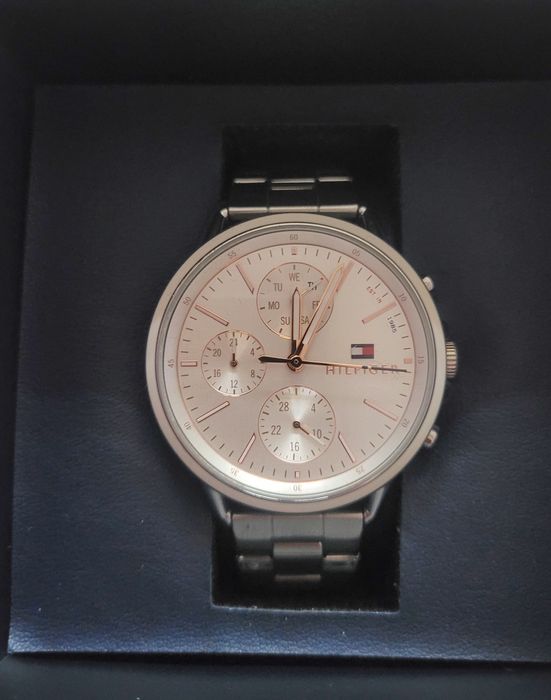 Zegarek Tommy Hilfiger srebrny damski