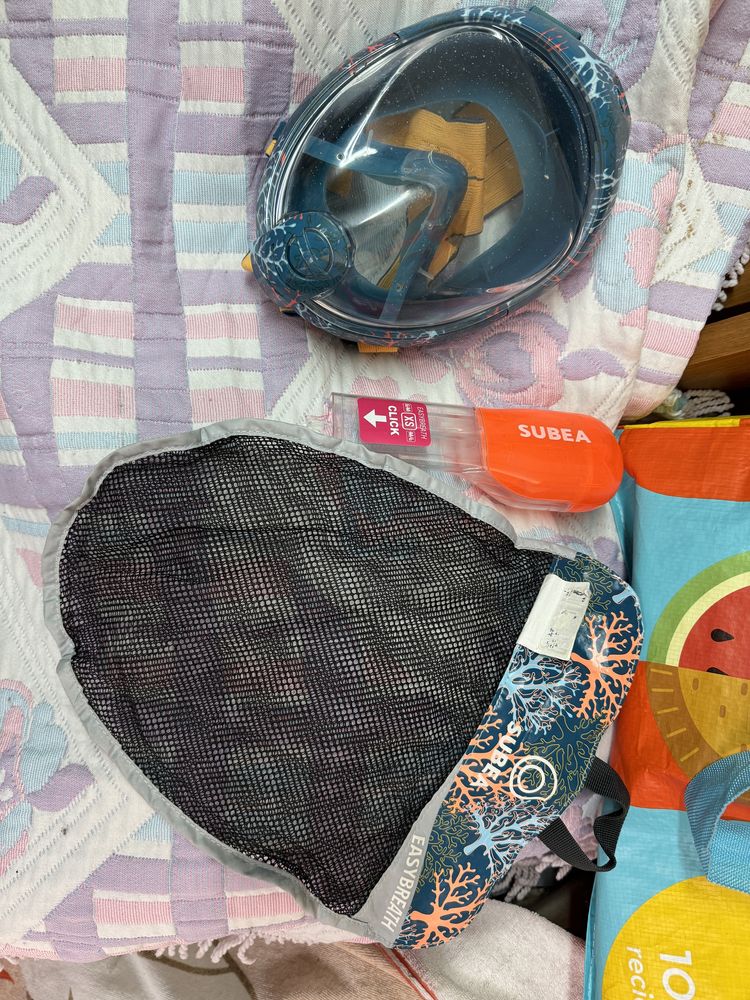 Máscara Snorkeling Decathlon Easybreath Criança - Tam. XS