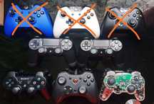 Джойстики DualShock PlayStation 1,2,3,4 Xbox 360, PC , Wii, WiiU, Game