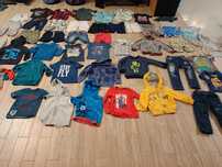 Zestaw ubrań spodnie bluzy spodenki 98 ,104