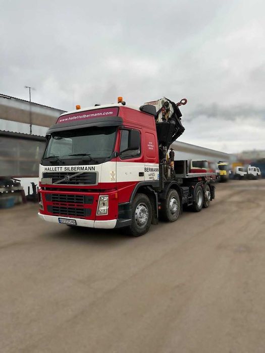 Volvo FM 440, 2008 р. з маніпулятором FASSI, зусиллям 66 т/м