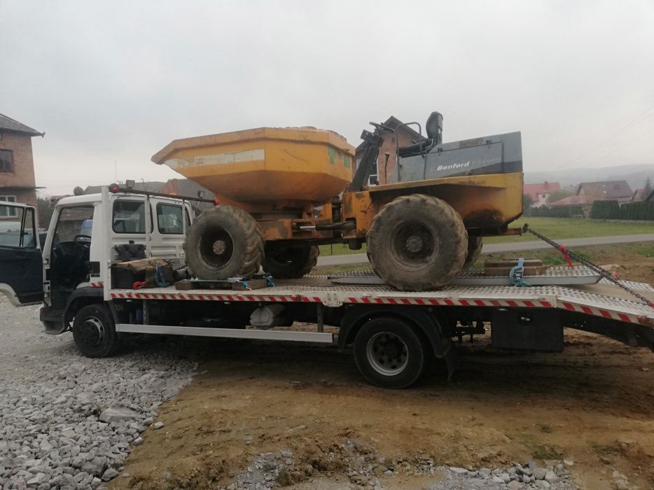 Transport maszyn  budowlanych do 9.5t ciągników wózki widłowe traktory