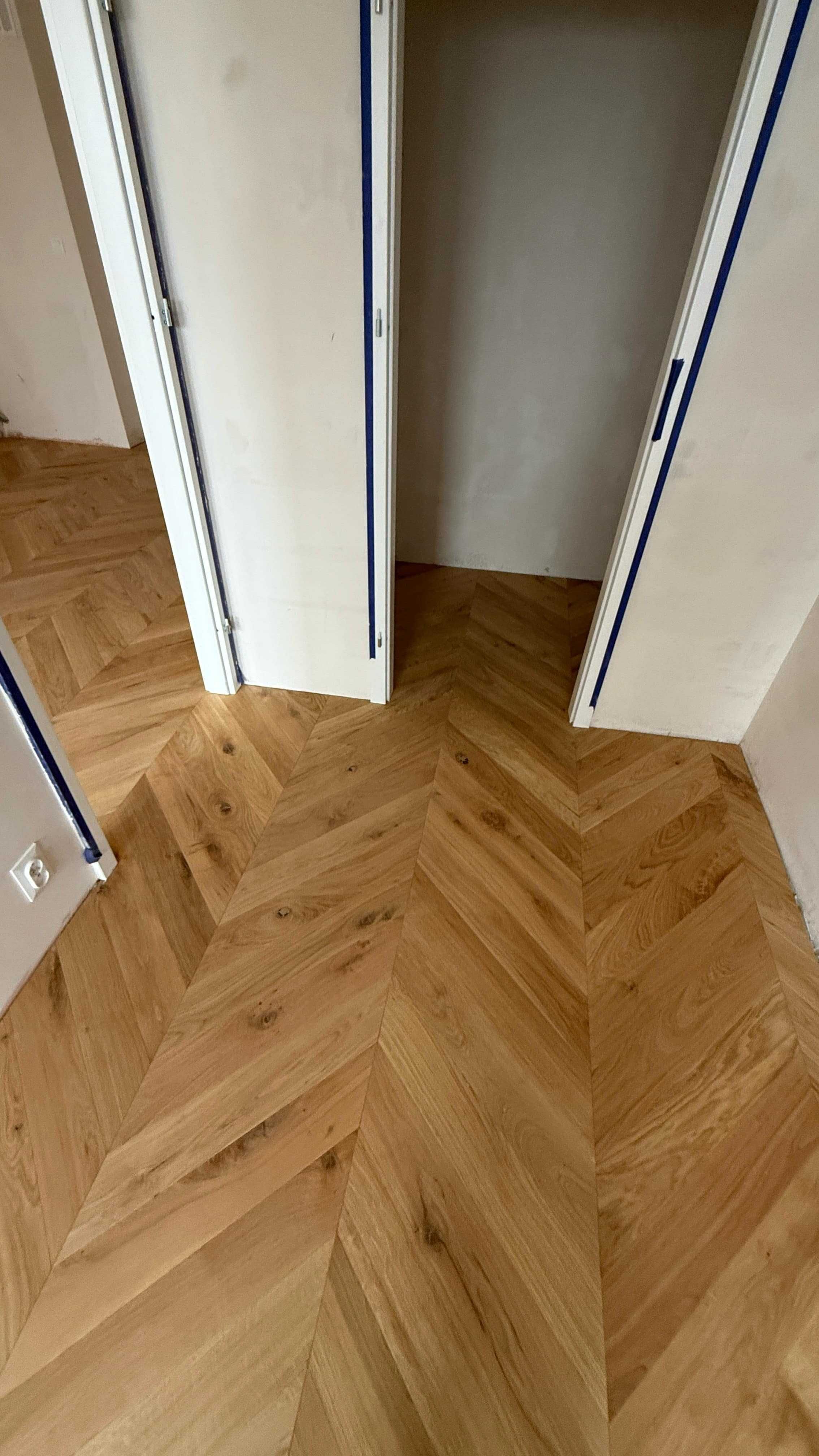 Jodełka francuska dąb olejowana fazowana 12x120x680 HIT!!